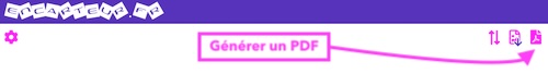 Générer un PDF